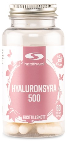 Miniatyrbild Healthwell Hyaluronsyra 500, 60 kaps