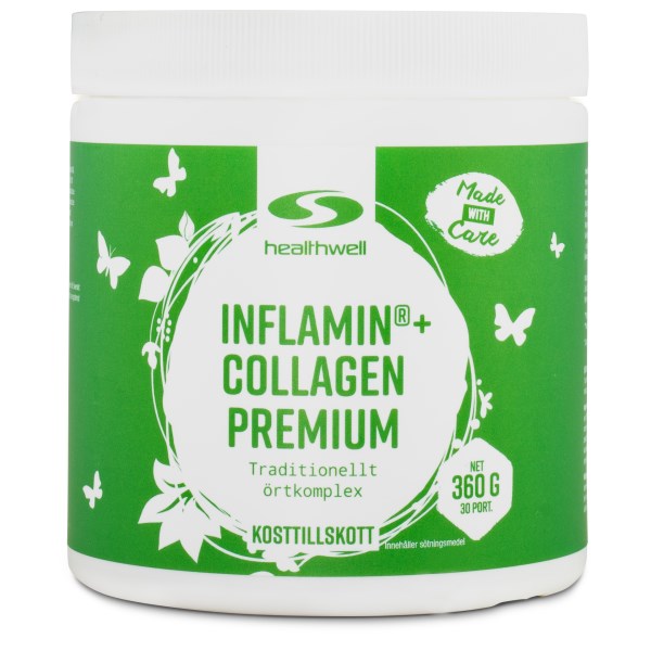 Healthwell Inflamin Collagen Premium Naturligt äpple 360 g