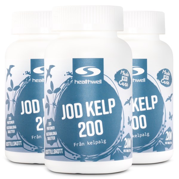 Healthwell Jod Kelp 200, 600 tabl