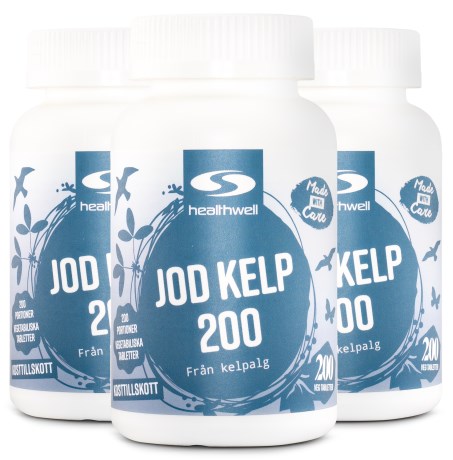 Miniatyrbild Healthwell Jod Kelp 200, 600 tabl