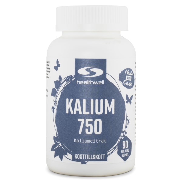 Healthwell Kalium 750 90 kaps