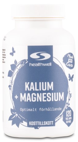 Miniatyrbild Healthwell Kalium+Magnesium, 120 kaps