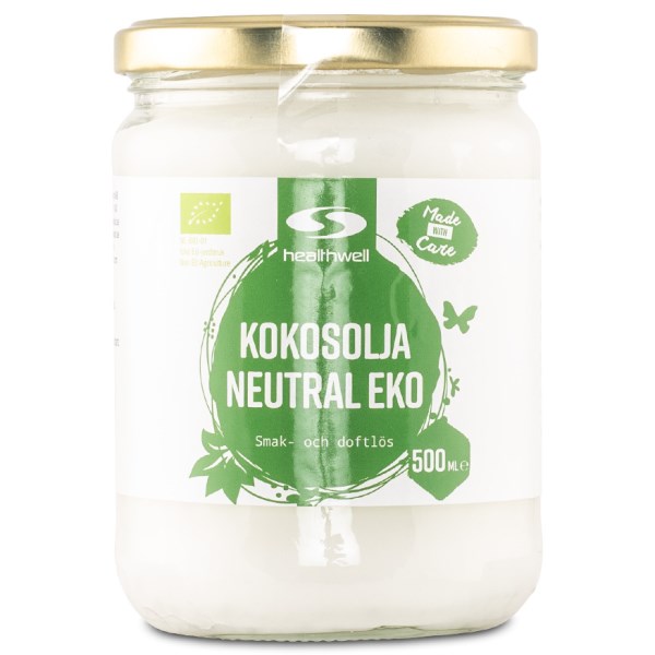 Healthwell Kokosolja Neutral EKO 500 ml