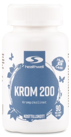 Miniatyrbild Healthwell Krom 200, 90 kaps