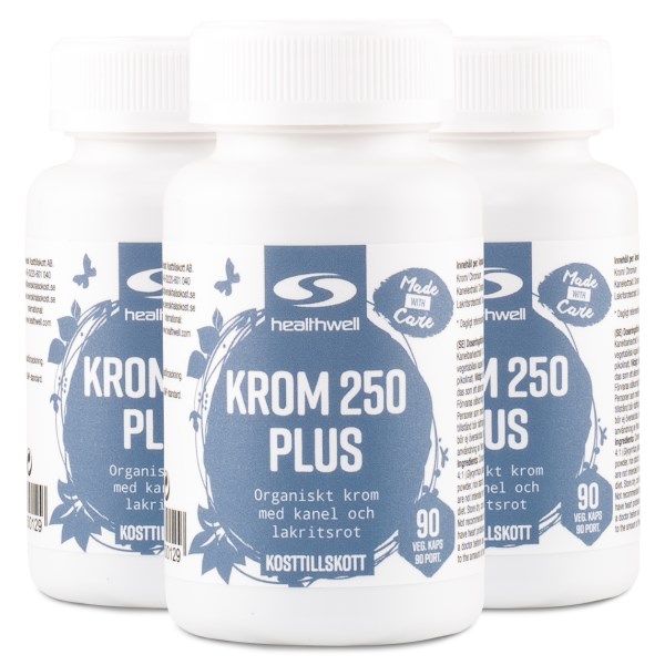 Healthwell Krom 250 Plus, 270 kaps
