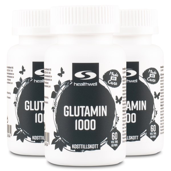 Healthwell L-Glutamin 1000, 180 tabl