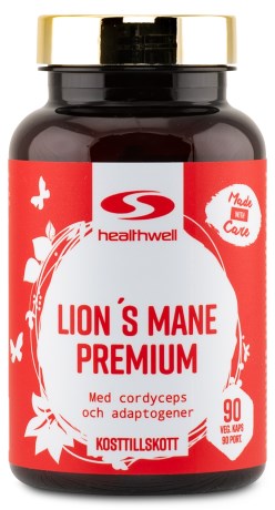Miniatyrbild Healthwell Lions Mane Premium, 90 kaps