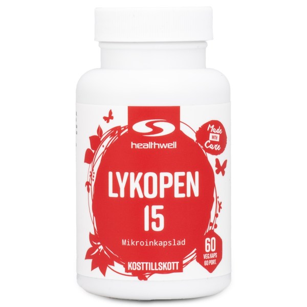 Healthwell Lykopen 15, 60 kaps | Hälsa - Hjärta | Gymkraft