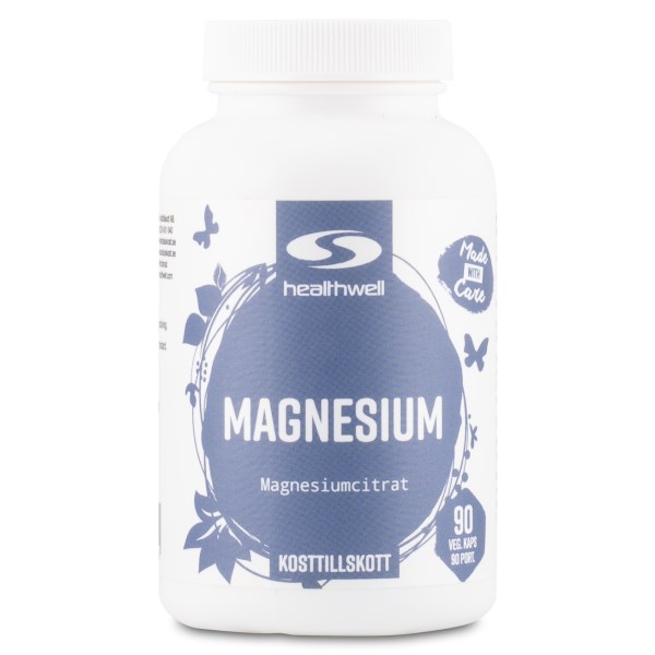 Healthwell Magnesium, 90 kaps | Health & Beauty//Health Care//Fitness & Nutrition//Vitamins & Supplements | Gymkraft