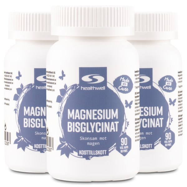 Healthwell Magnesium Bisglycinat, 270 kaps