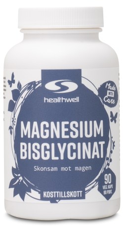 Miniatyrbild Healthwell Magnesium Bisglycinat, 90 kaps