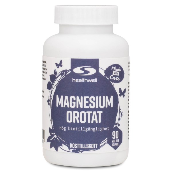 Healthwell Healthwell Magnesiumorotat 1000, 90 tabl