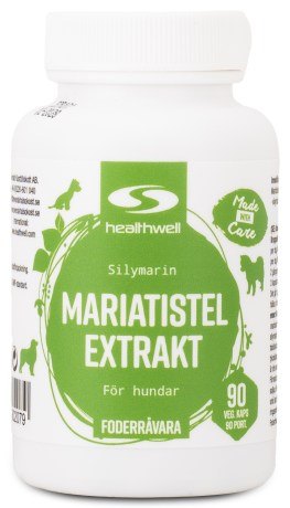 Miniatyrbild Healthwell Mariatistel Extrakt, 90 kaps