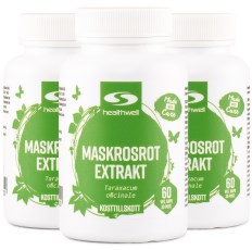 Miniatyrbild Healthwell Maskrosrot Extrakt, 180 kaps