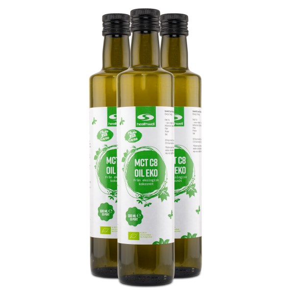 Healthwell MCT C8 Oil EKO, 1500 ml