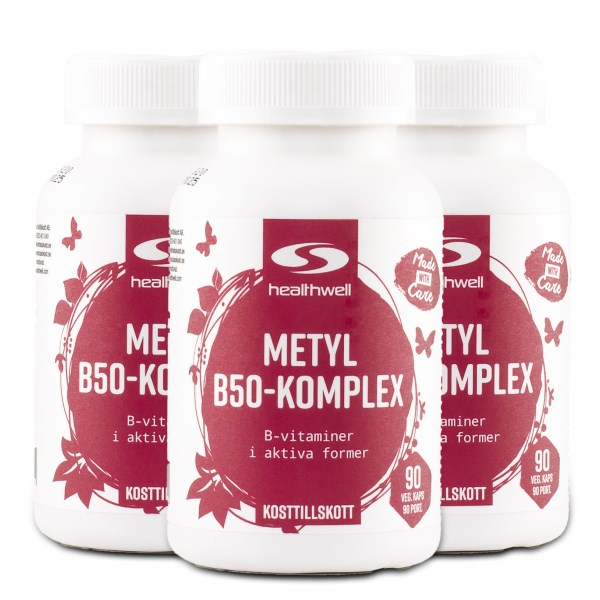 Healthwell Metyl B50-Komplex, 270 kaps