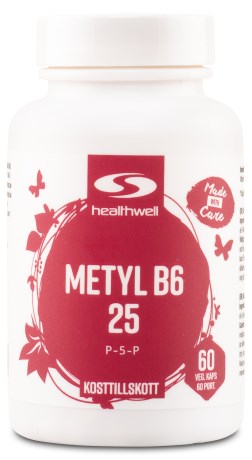 Miniatyrbild Healthwell Metyl B6 25, 60 kaps