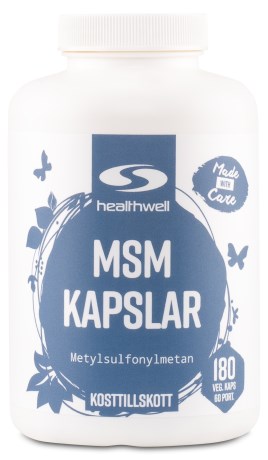 Miniatyrbild Healthwell MSM Kapslar, 180 kaps