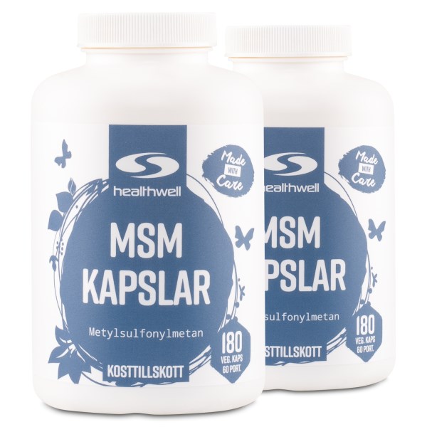 Healthwell MSM Kapslar, 360 kaps
