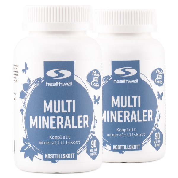 Healthwell MultiMineraler, 180 kaps