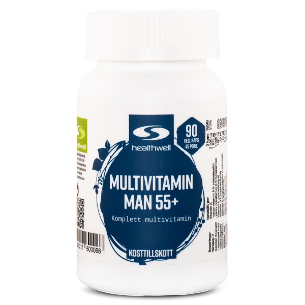 Healthwell Multivitamin Man 55+ 90 kaps