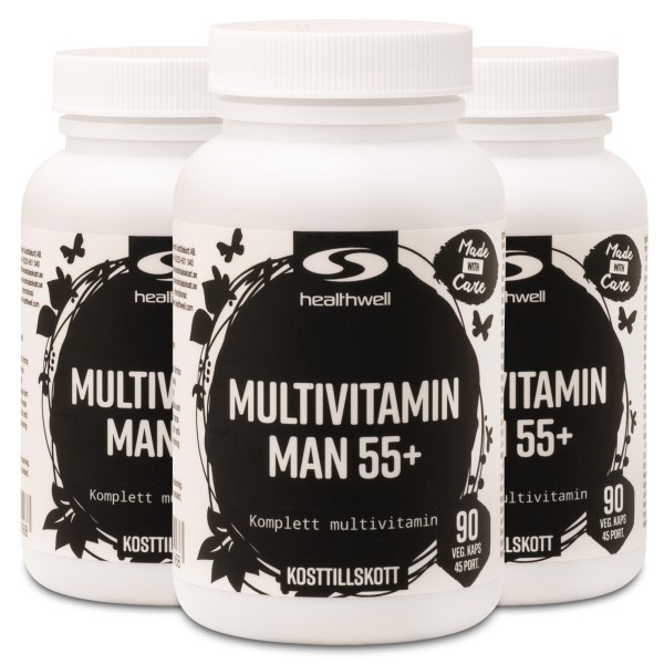 Healthwell Multivitamin Man 55+, 270 kaps