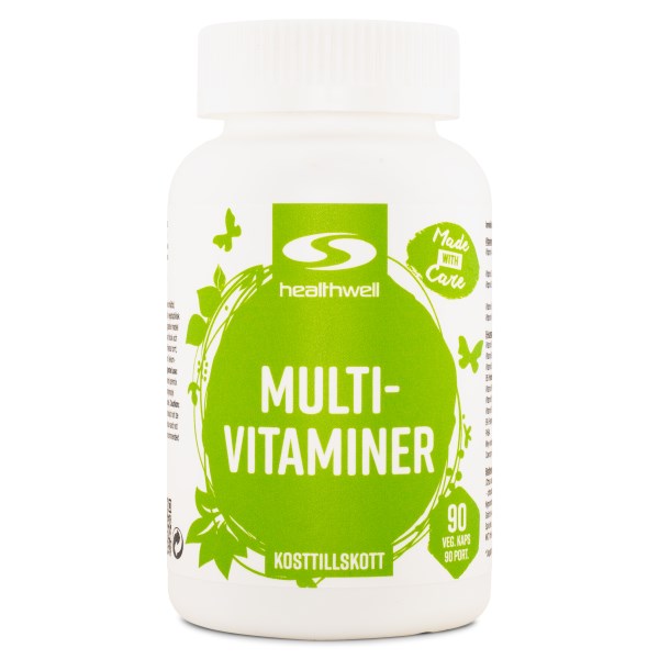 Healthwell MultiVitaminer, 90 kaps