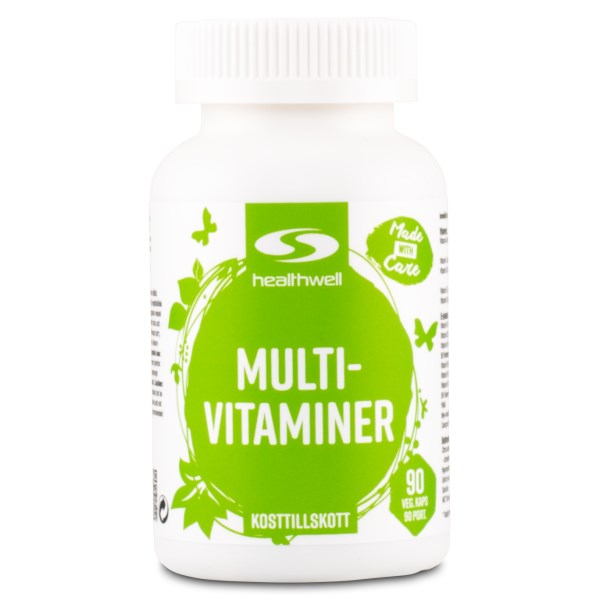 Healthwell MultiVitaminer, 90 kaps