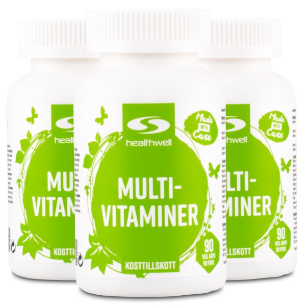 Healthwell MultiVitaminer, 270 kaps