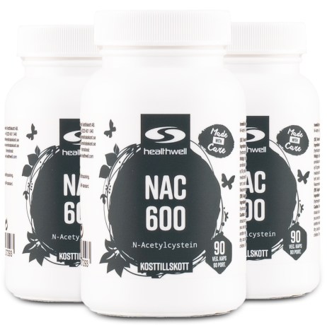 Miniatyrbild Healthwell NAC 600, 270 kaps