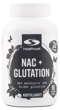 Miniatyrbild Healthwell NAC+Glutation, 90 kaps