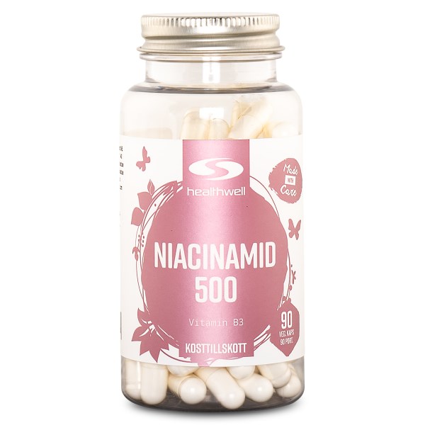 Healthwell Niacinamid 500 90 kaps