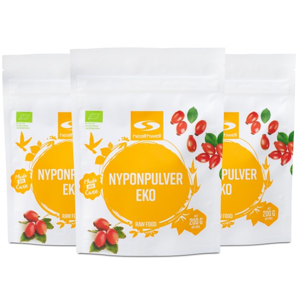Healthwell Nyponpulver EKO, 600 g