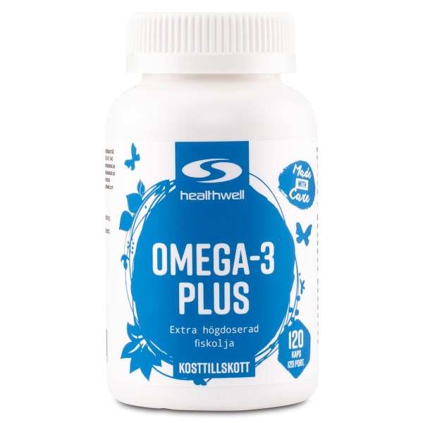 Healthwell Omega-3 Plus, 120 kaps | Health & Beauty//Health Care//Fitness & Nutrition//Vitamins & Supplements | Gymkraft