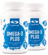 Miniatyrbild Healthwell Omega-3 Plus, 240 kaps