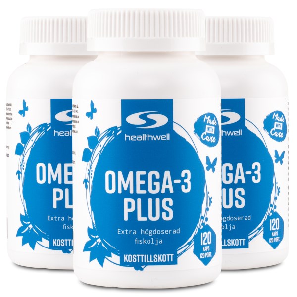 Healthwell Omega-3 Plus, 360 kaps