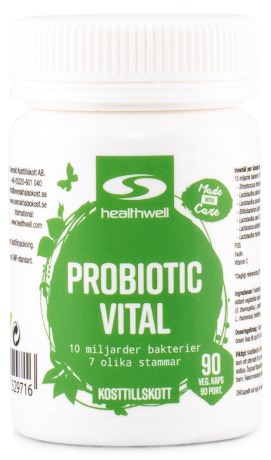 Miniatyrbild Healthwell Probiotic Vital, 90 kaps