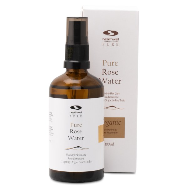 Healthwell PURE Rosenvatten EKO, 100 ml | Kroppsvård & Hygien - Ansiktsvård | Gymkraft