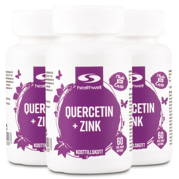 Healthwell Quercetin+Zink, 180 kaps