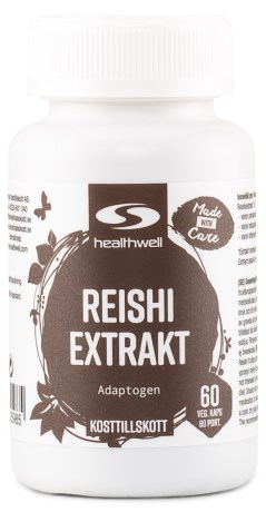 Miniatyrbild Healthwell Reishi Extrakt, 60 kaps