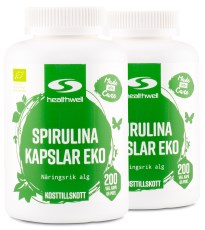 Miniatyrbild Healthwell Spirulina Kapslar EKO, 400 kaps