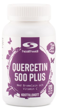Miniatyrbild Healthwell Quercetin 500 Plus, 120 kaps