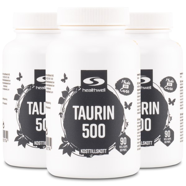 Healthwell Taurin 500, 270 kaps