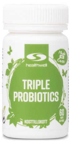 Miniatyrbild Healthwell Triple Probiotics, 60 kaps