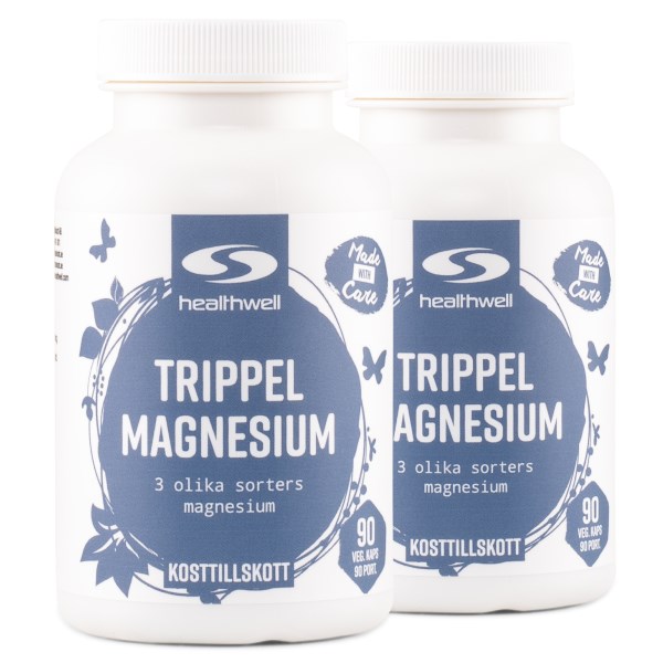 Healthwell Trippel Magnesium, 180 kaps