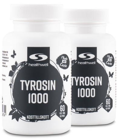 Miniatyrbild Healthwell Tyrosin 1000, 120 tabl