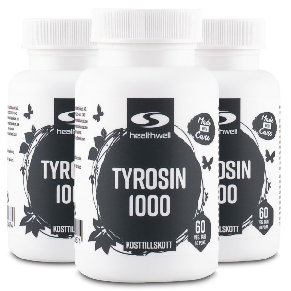 Healthwell Tyrosin 1000, 180 tabl