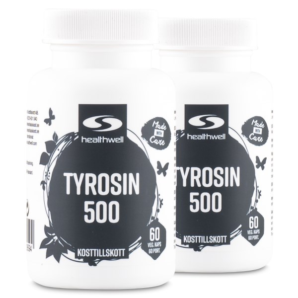 Healthwell Tyrosin 500, 120 kaps