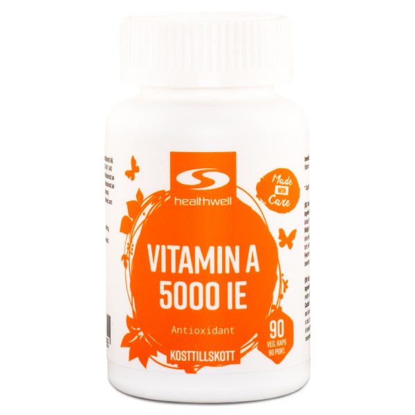 Healthwell Vitamin A 5000 IE 90 kaps