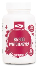 Healthwell Vitamin B5 500 Pantotensyra